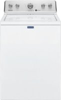 Maytag - 3.8 Cu. Ft. High Efficiency Top Load Washer with PowerWash Agitator - White - Front_Zoom