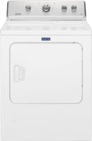 Maytag - 7 Cu. Ft. 12-Cycle Electric Dryer - White - Front_Zoom