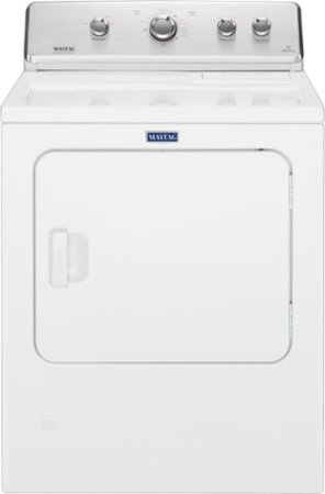 Maytag - 7 Cu. Ft. Gas Dryer with Wrinkle Control Cycle - White