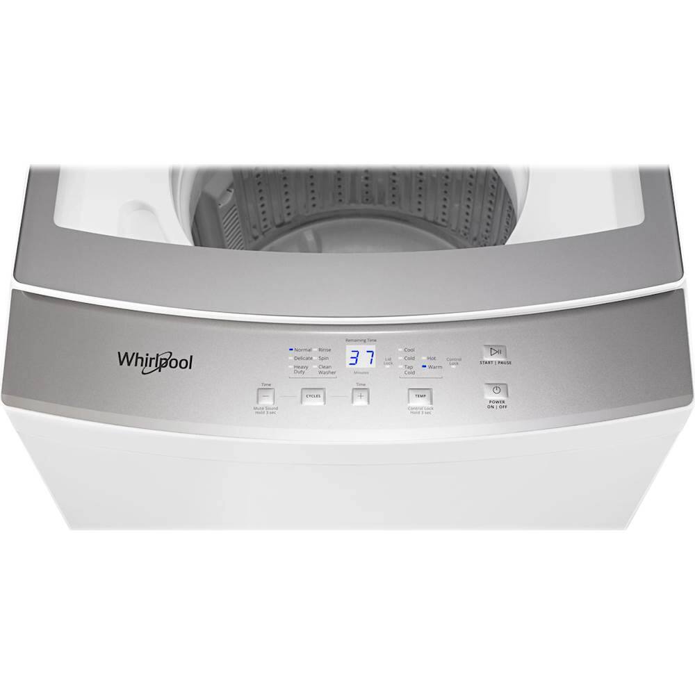 Alt View 11. Whirlpool - 1.6 Cu. Ft. Top Load Washer and 3.4 Cu. Ft. Electric Dryer with Smooth Wave Stainless Steel Wash Basket - White.
