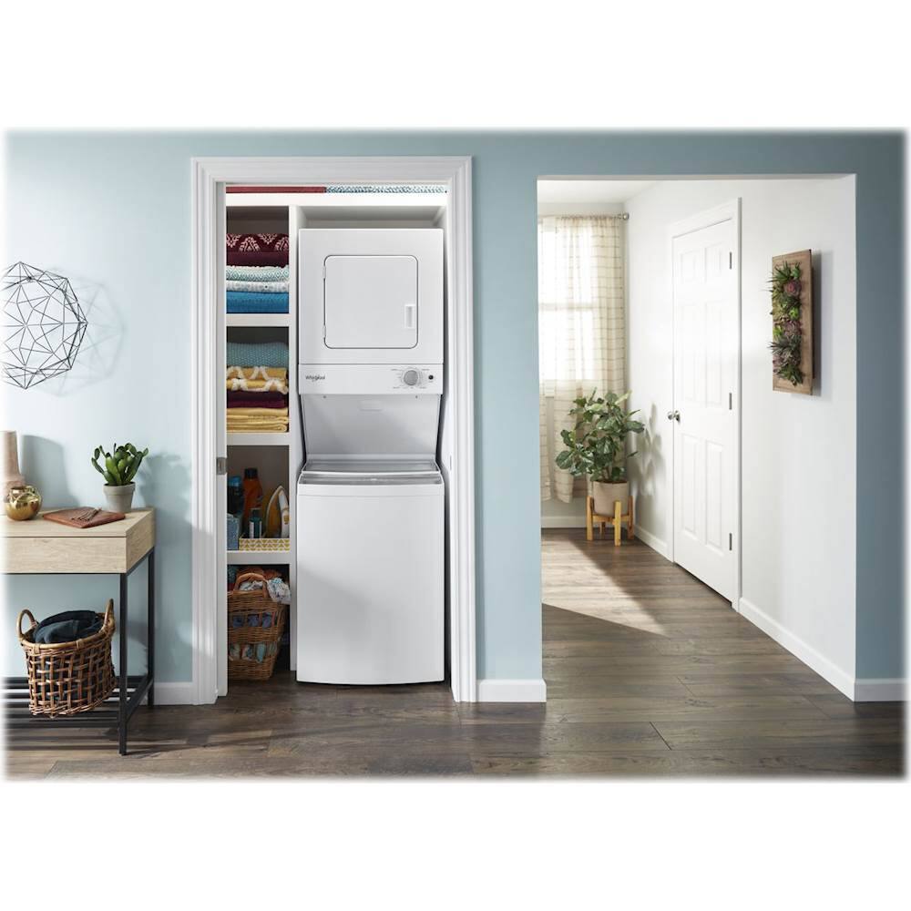 Alt View 15. Whirlpool - 1.6 Cu. Ft. Top Load Washer and 3.4 Cu. Ft. Electric Dryer with Smooth Wave Stainless Steel Wash Basket - White.