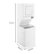 Left. Whirlpool - 1.6 Cu. Ft. Top Load Washer and 3.4 Cu. Ft. Electric Dryer with Smooth Wave Stainless Steel Wash Basket - White.