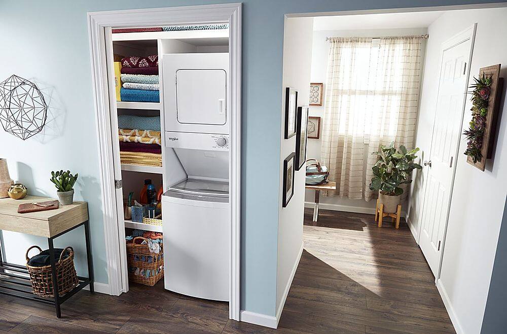 Alt View 21. Whirlpool - 1.6 Cu. Ft. Top Load Washer and 3.4 Cu. Ft. Electric Dryer with Smooth Wave Stainless Steel Wash Basket - White.