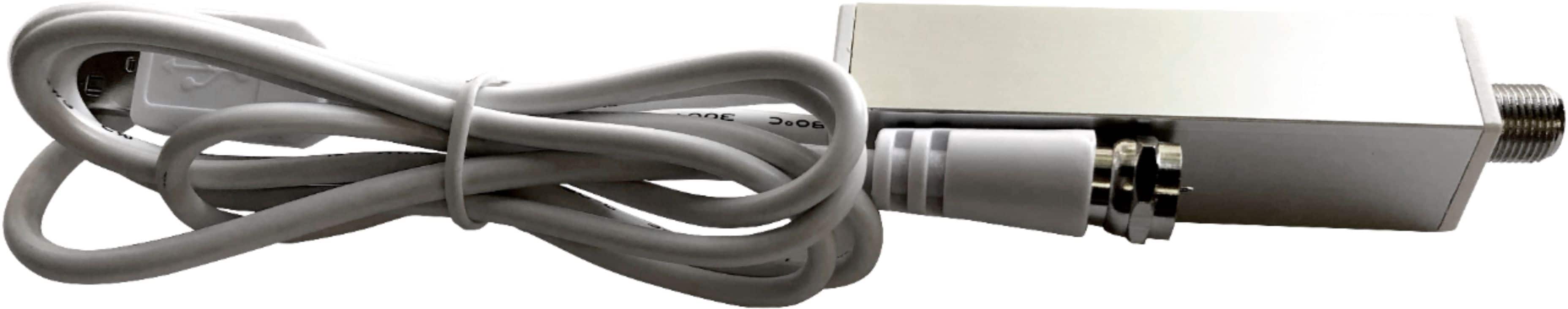 Alt View 13. Mohu - Sail Amplified Outdoor Multi-Directional HDTV Antenna 75-Mile Range - Dark Gray.