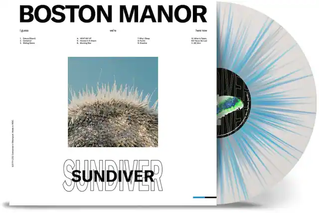 BOSTON MANOR
I guess we're here now
1. Datura (Dawn)
2. Container
3. Sliding Doors
4. HEAT ME UP
5. Horses In A Dream
6. Morning Star
7. Why I Sleep
8. Formix
9. Dissolve
10. What Is Taken, Will Never Be Lost
11. DC Mini
SUNDIVER
217 FTD Covered in Blackbook Made WCC