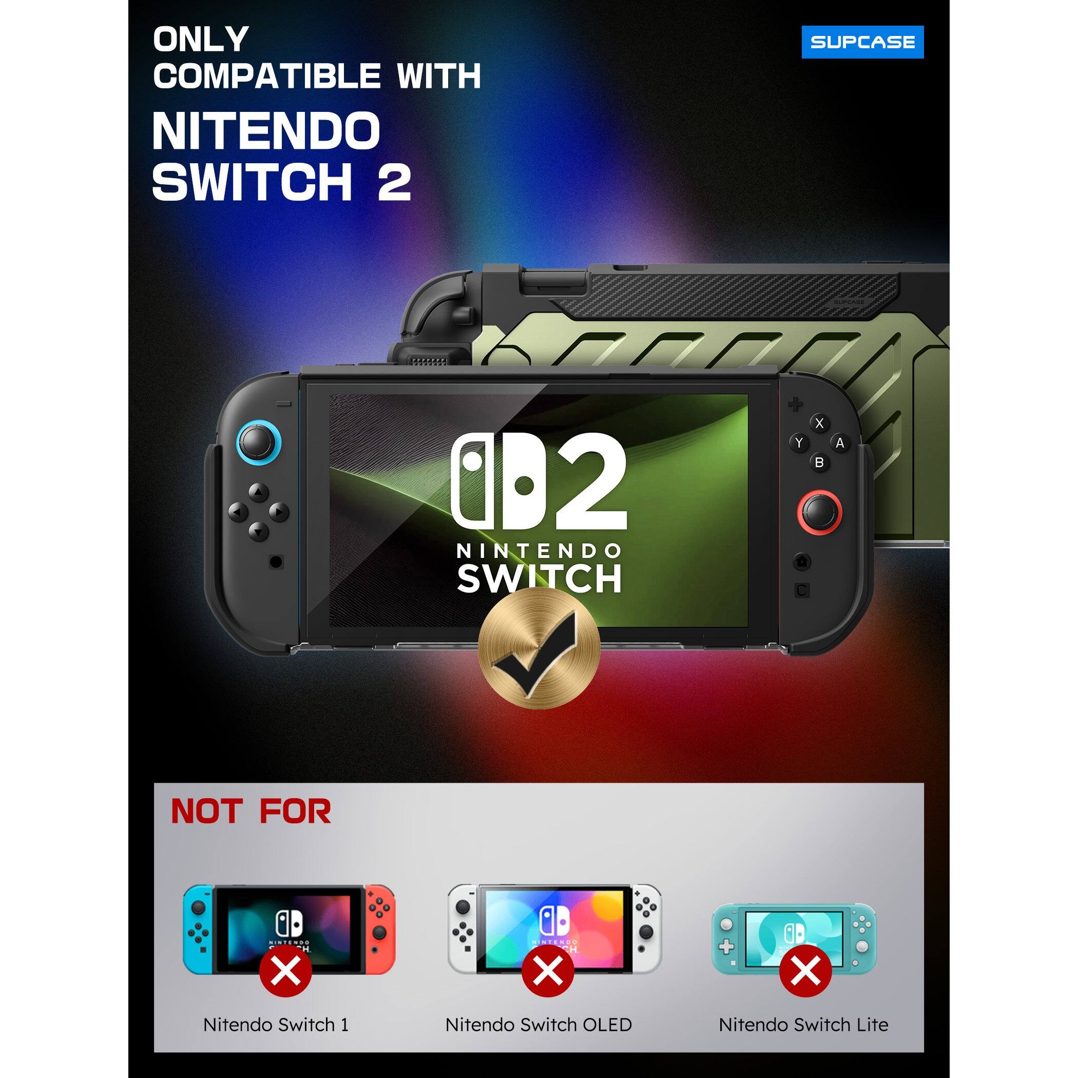 ONLY COMPATIBLE WITH NITENDO SWITCH 2 SUPCASE 4..11111 0D2 NINTENDO SWITCH Y x  A NOT FOR X X + X Nitendo Switch 1 Nitendo Switch OLED Nitendo Switch Lite