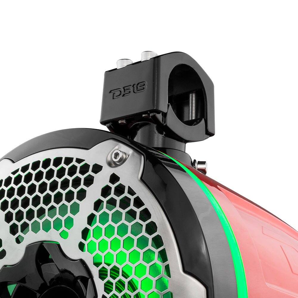 Alt View 9. DS18 Audio - NXL 10" Neodymium Loudspeaker with RGB LED Lights and Grille (Pair), 300W RMS 4-Ohm - Black.