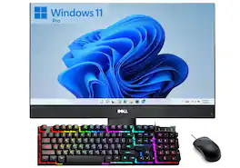 Dell - Refurbished Excellent - Optiplex 7470 All In One Desktop PC Computer, Intel Core i5-9th 16GB RAM, 512GB SSD Win 11, Camera, Built- in Wi Fi/ BT.