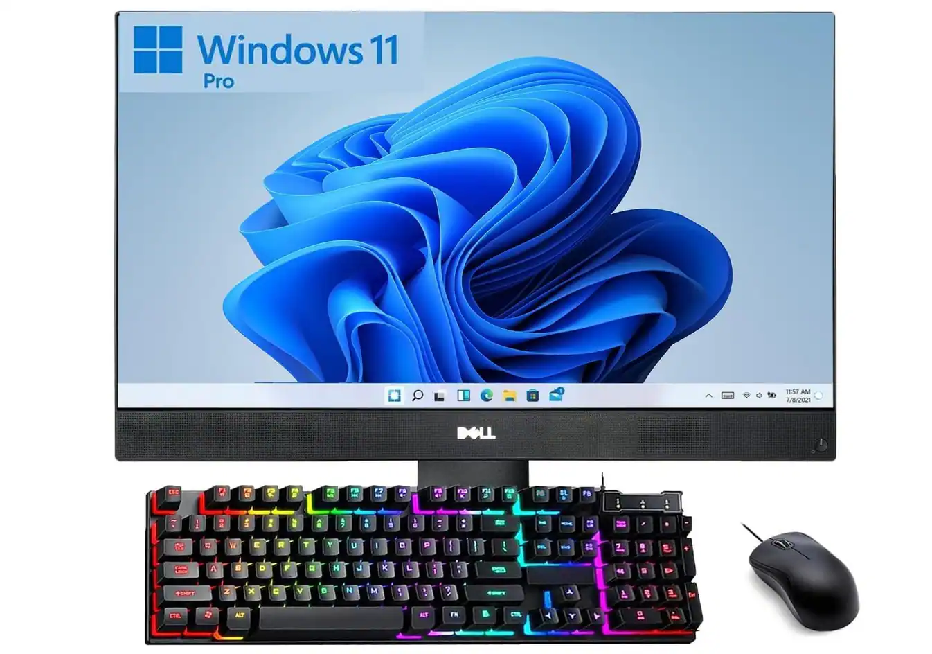 Dell - Refurbished Excellent - Optiplex 7470 All In One Desktop PC Computer, Intel Core i5-9th 16GB RAM, 512GB SSD Win 11, Camera, Built- in Wi Fi/ BT.