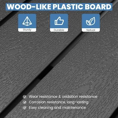 WOOD-LIKE PLASTIC BOARD

Sturdy
Durable
Natural

- Wear resistance & oxidation resistance
- Corrosion resistance, long-lasting
- Easy cleaning and maintenance