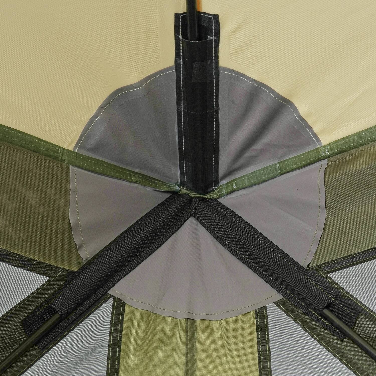 Alt View 3. Boyel Living - Pop Up Gazebo Tent Waterproof Outdoor Event Canopy Shelter - Army Green.