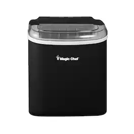 Magic Chef - 27 lb. Portable Countertop Ice Maker - Black