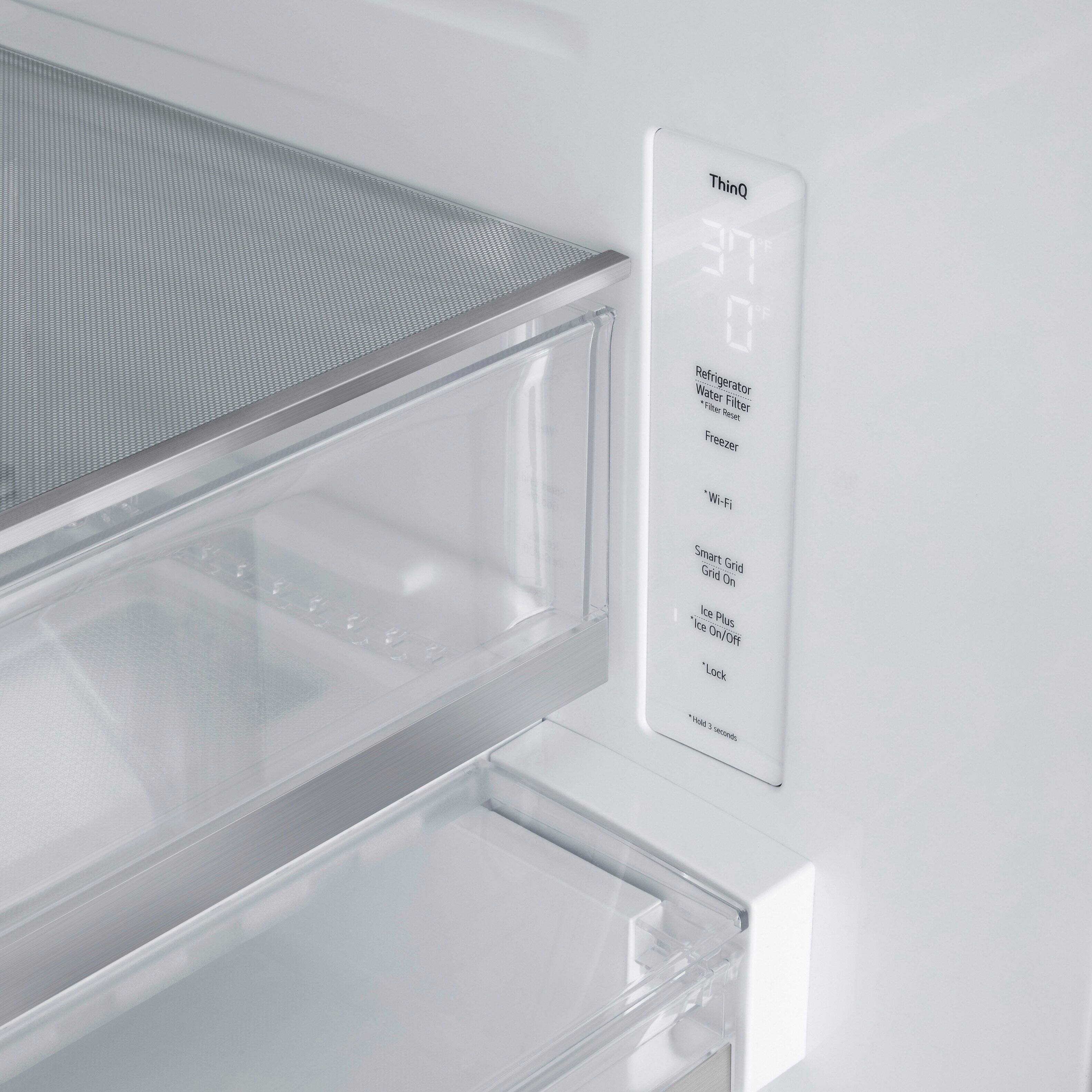 ThinQ 3T 0 Refrigerator Water 10M Fitter Peret Freezer "WI-Fi Smart Gnd Grid On ce Plus "ke HOWO "Lock ~a