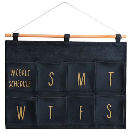 WEEKLY SCHEDULE
S M T
W T F S