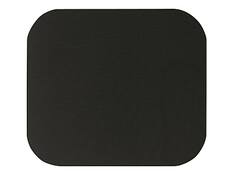 Front. Fellowes - Non-Skid Mouse Pad, Black - Black.