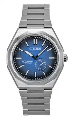 Citizen - Zenshin 60 Super Titanium Dial Automatic NK5020-58M 100M Men's Watch - Dark Blue
