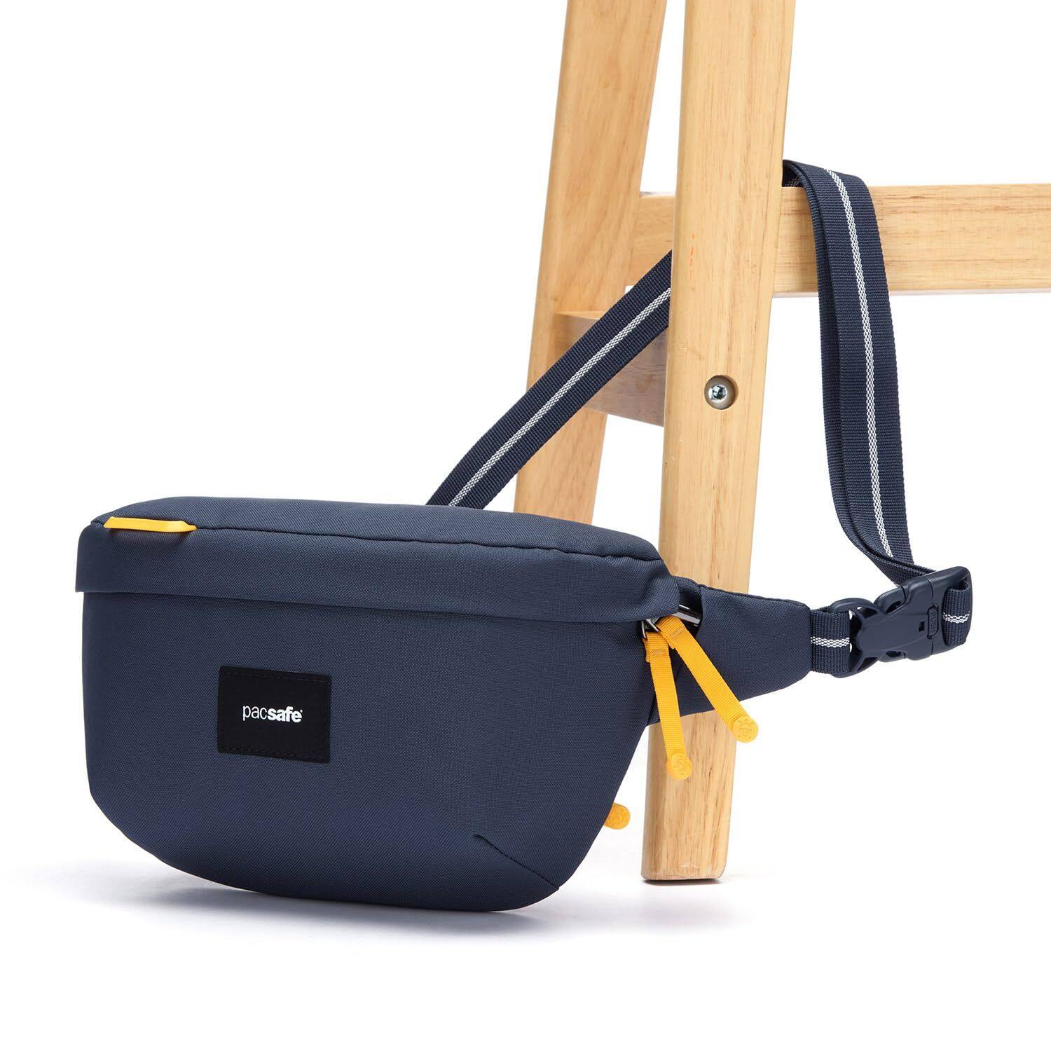 Alt View 1. Pacsafe - Go Anti Theft Sling Pack, Coastal Blue - Coastal Blue.