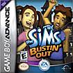 Front Detail. The Sims: Bustin' Out - Game Boy Advance.