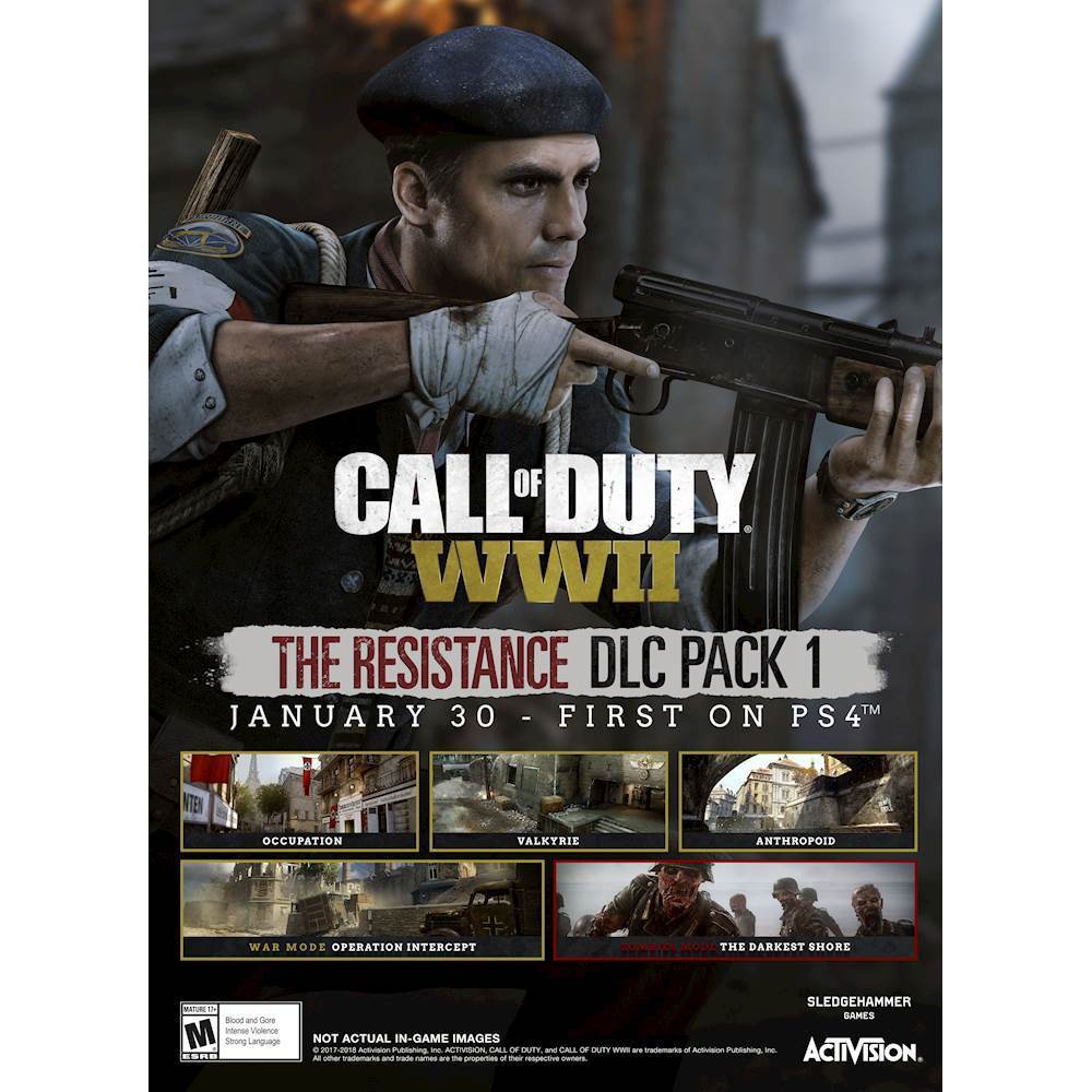 Call of Duty WWII PS4 to Receive Map Packs 30 Days Early