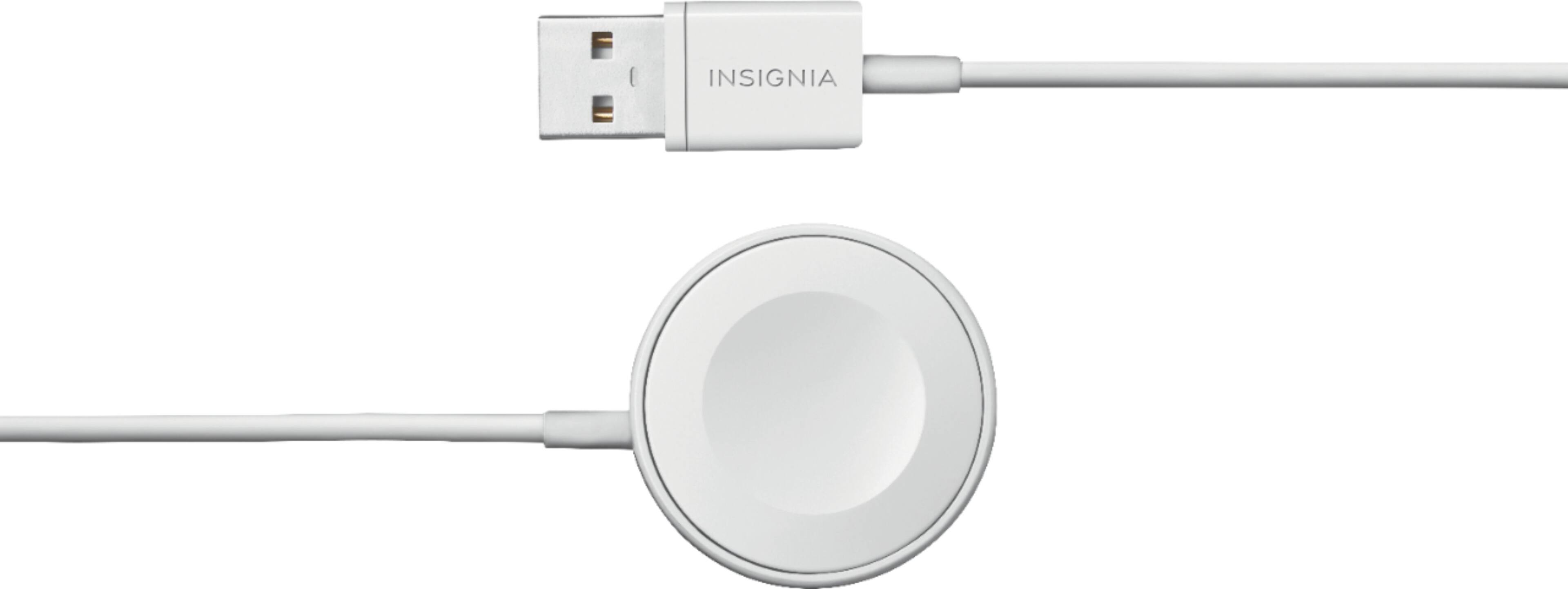 Alt View 11. Insignia™ - Apple Watch Magnetic Charging Cable (1') - White.