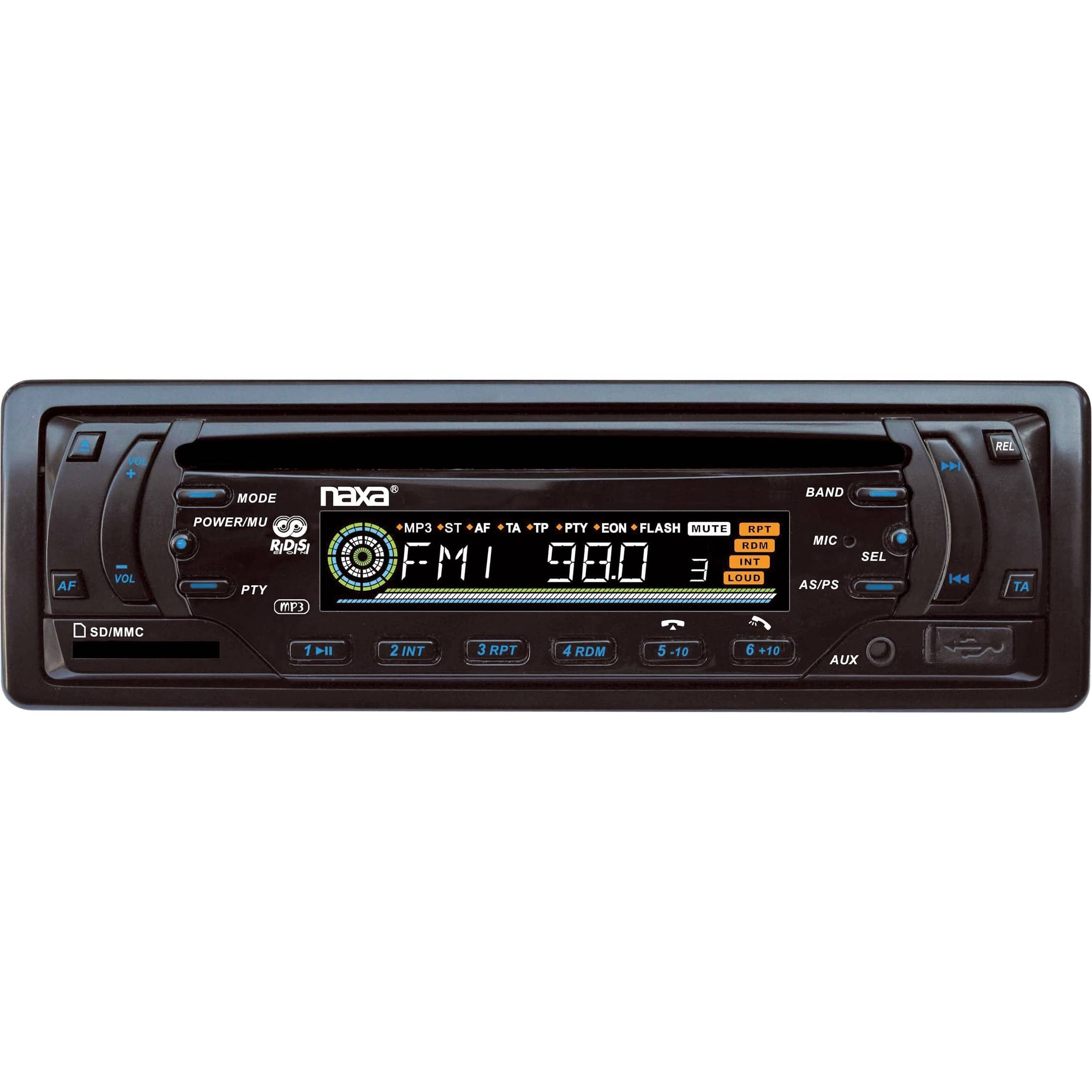 Best Buy Naxa Car CD MP3 Player 28 W RMS NCA 697