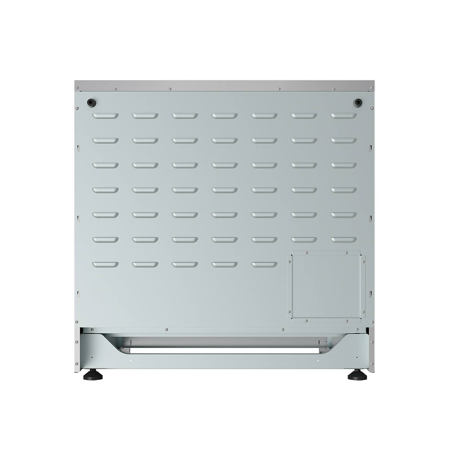 Alt View 4. Thor Kitchen - Gordon Ramsay Series by Thor Kitchen 6.0 Cu. Ft Freestanding Electric Range with Rose Gold Hardware - Stainless Steel.