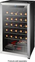 Insignia™ - 29-Bottle Wine Cooler - Stainless steel - Front_Zoom