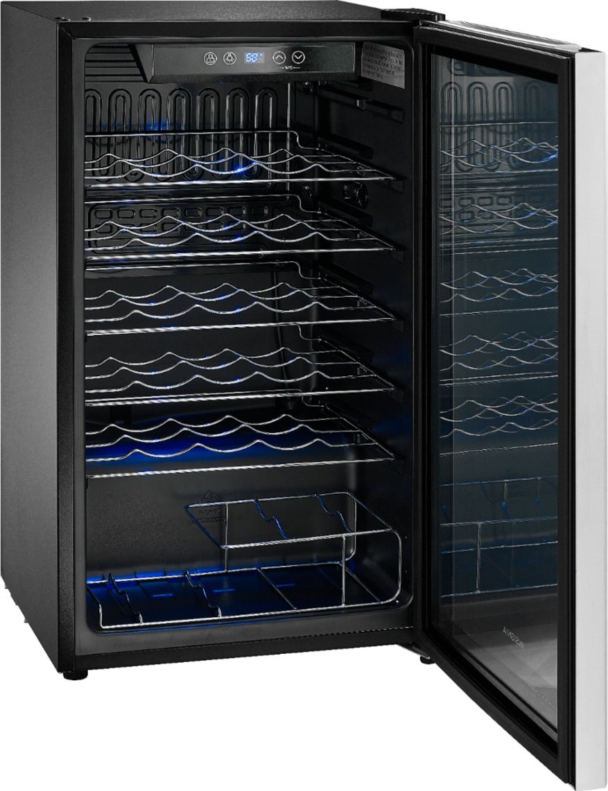 Zoom in on Alt View Zoom 13. Insignia™ - 29-Bottle Wine Cooler - Stainless steel.