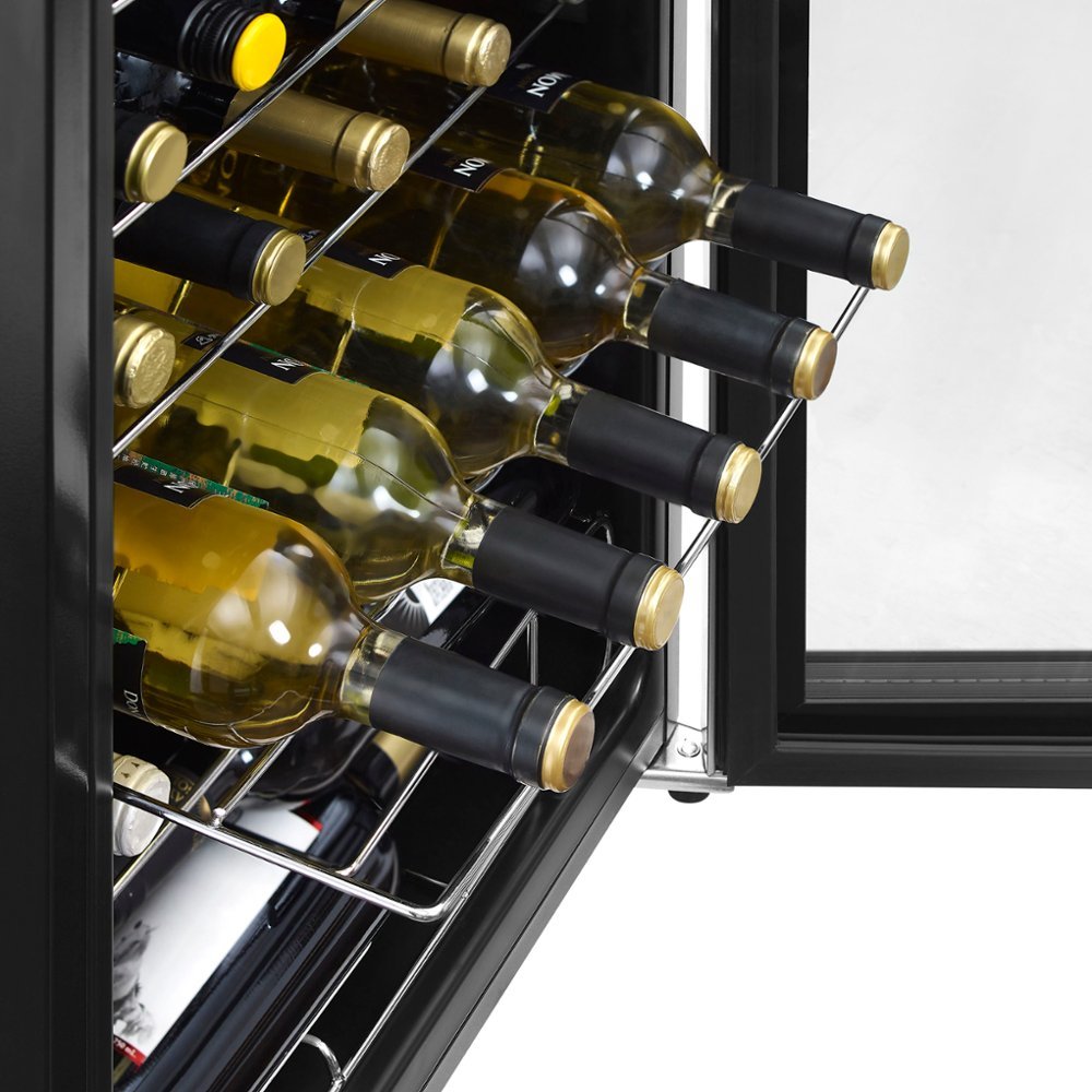 Zoom in on Alt View Zoom 18. Insignia™ - 29-Bottle Wine Cooler - Stainless steel.