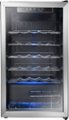 Left Zoom. Insignia™ - 29-Bottle Wine Cooler - Stainless steel.