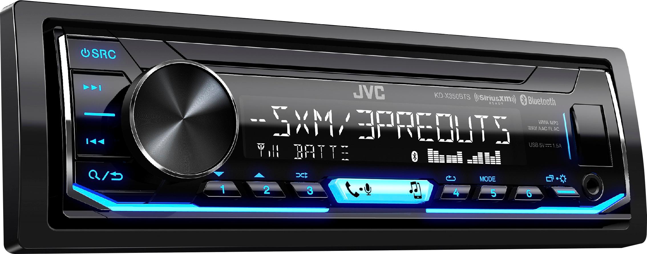 JVC Bluetooth CD/DM Receiver with Voice Assistant Built in and Satellite  Radio Ready Black KW-R950BTS - Best Buy