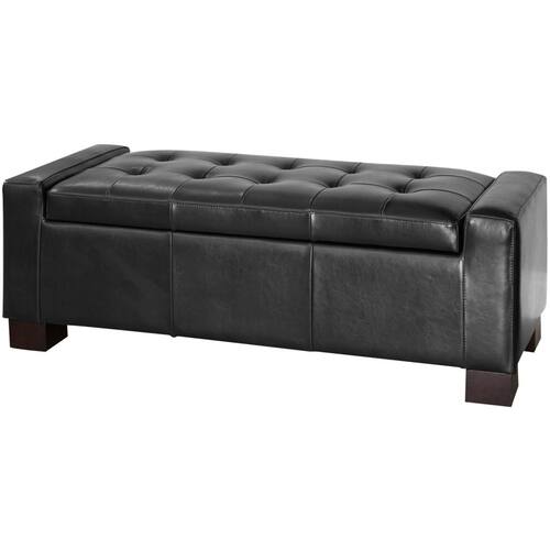 Large Black Ottoman Best Buy