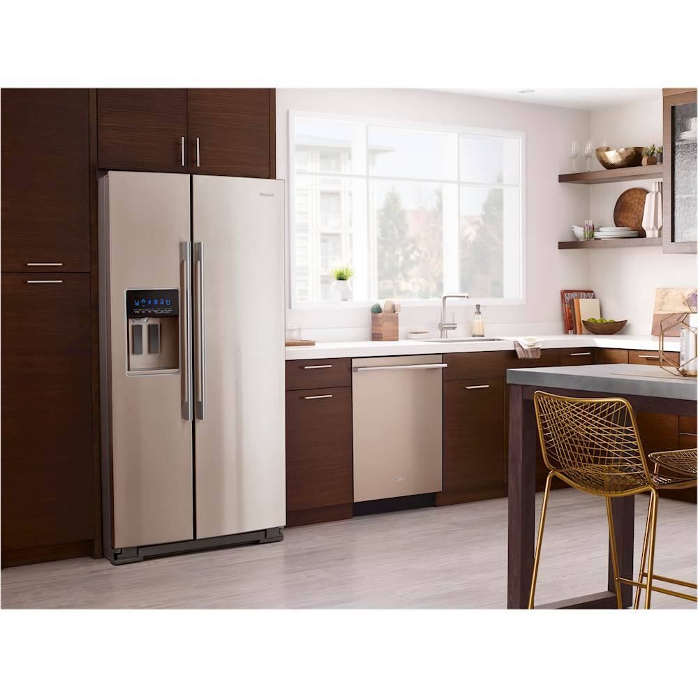 Alt View 13. Whirlpool - 20.6 Cu. Ft. Side-by-Side Counter-Depth Refrigerator.