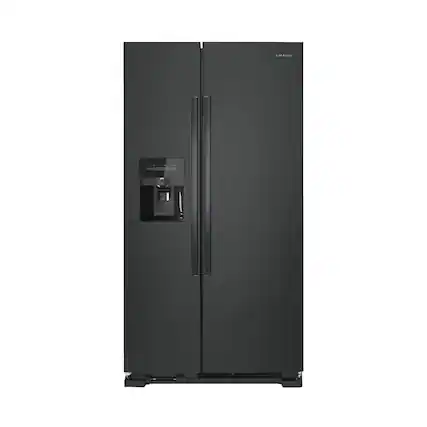Front. Amana - 21.4 Cu. Ft. Side-by-Side Refrigerator.