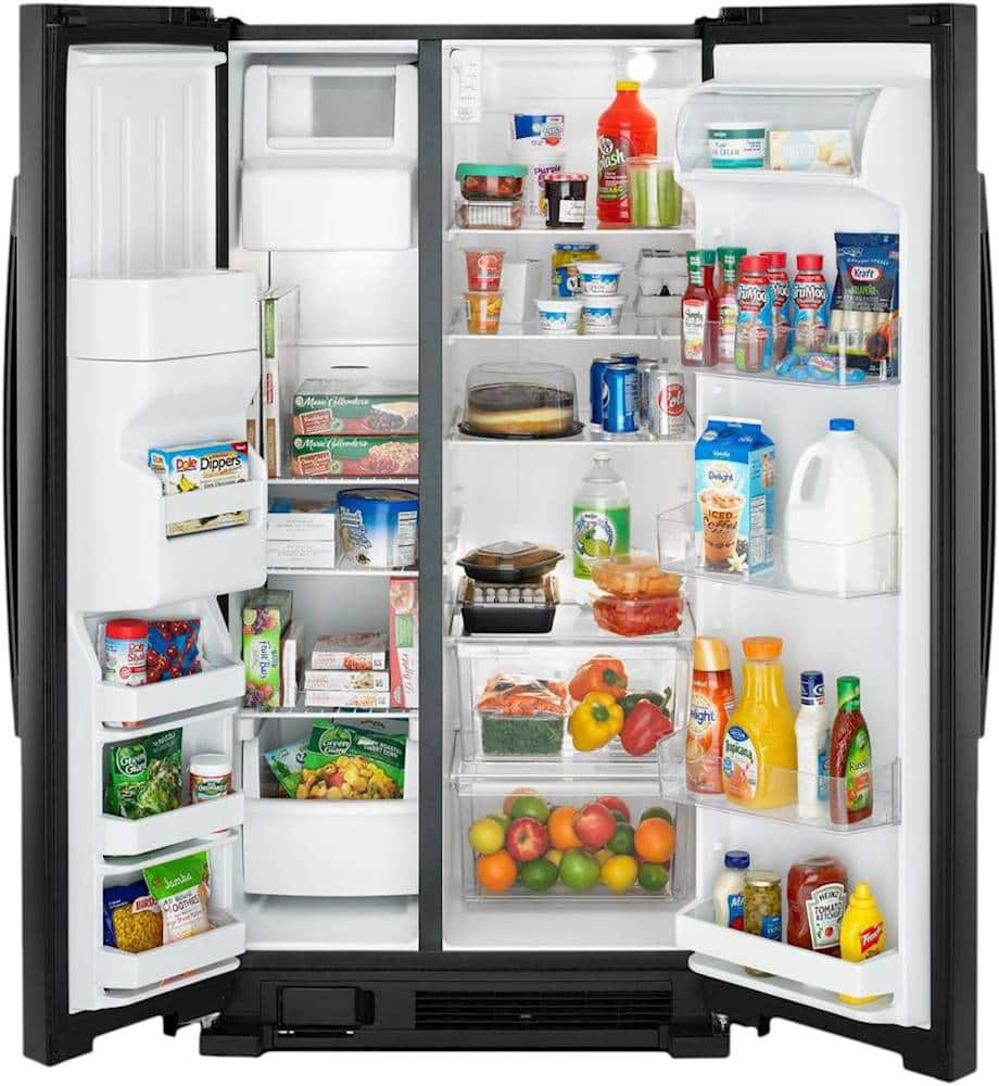 Alt View 1. Amana - 21.4 Cu. Ft. Side-by-Side Refrigerator.