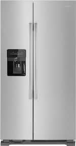 Amana - 21.4 Cu. Ft. Side-by-Side Refrigerator - Stainless steel - Front_Standard