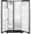 Alt View Zoom 1. Amana - 21.4 Cu. Ft. Side-by-Side Refrigerator - Stainless steel.