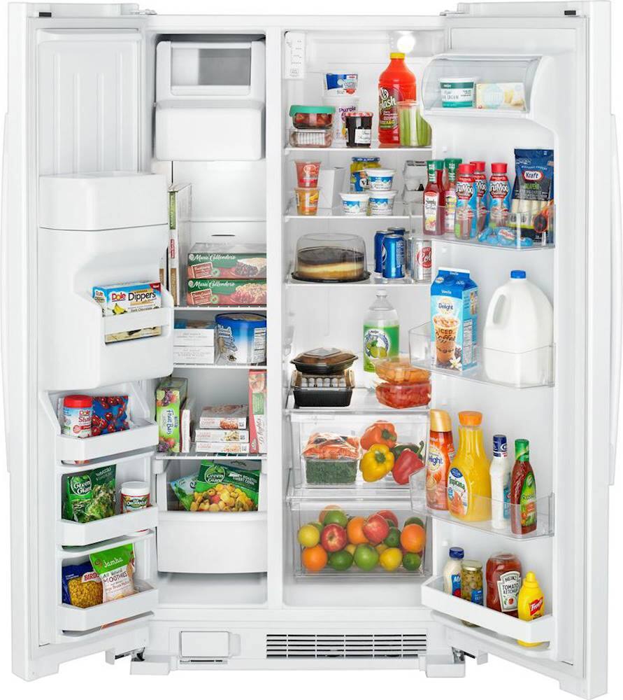 Alt View 1. Amana - 21.4 Cu. Ft. Side-by-Side Refrigerator.