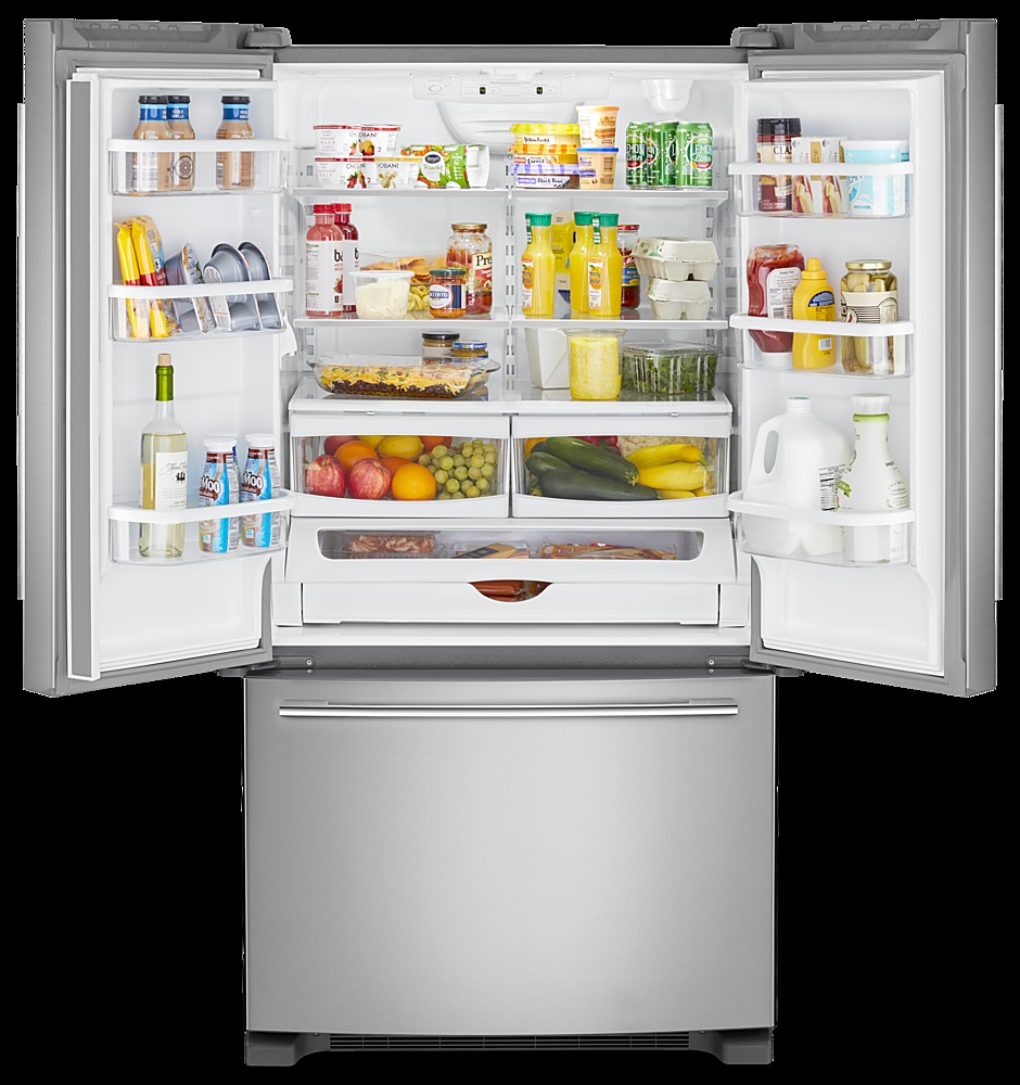 Best Buy: Whirlpool 25.2 Cu. Ft. French Door Refrigerator Stainless ...