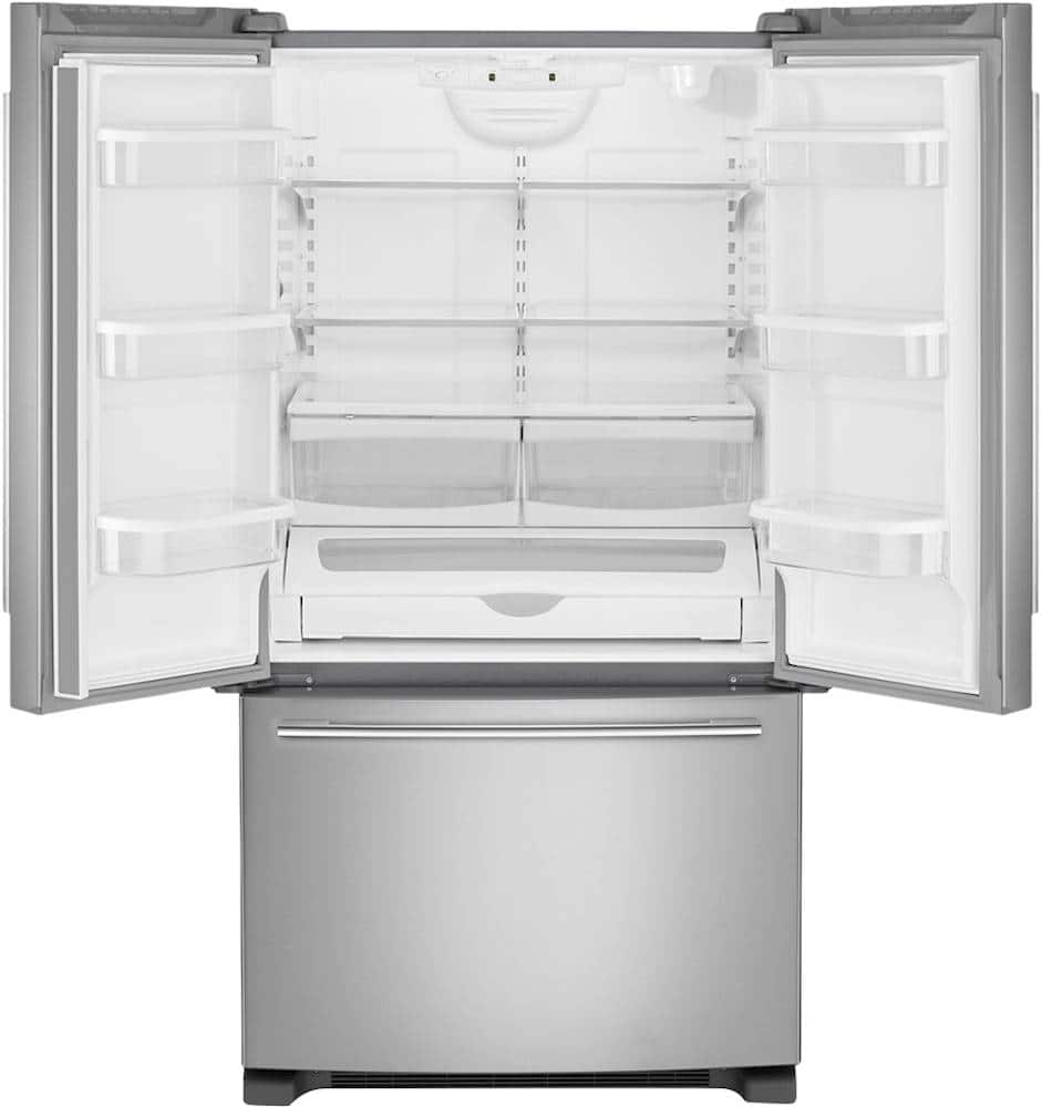 Whirlpool 36 inch french store door refrigerator wrfa35swhz