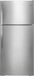 Front Zoom. Whirlpool - 14.3 Cu. Ft. Top-Freezer Refrigerator - Monochromatic Stainless Steel.