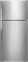 Whirlpool - 14.3 Cu. Ft. Top-Freezer Refrigerator - Monochromatic Stainless Steel - Front_Zoom