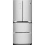 LG - Kimchi and Specialty Food 14.3 Cu. Ft. 4-Door French Door Refrigerator - Platinum Silver - Front_Standard