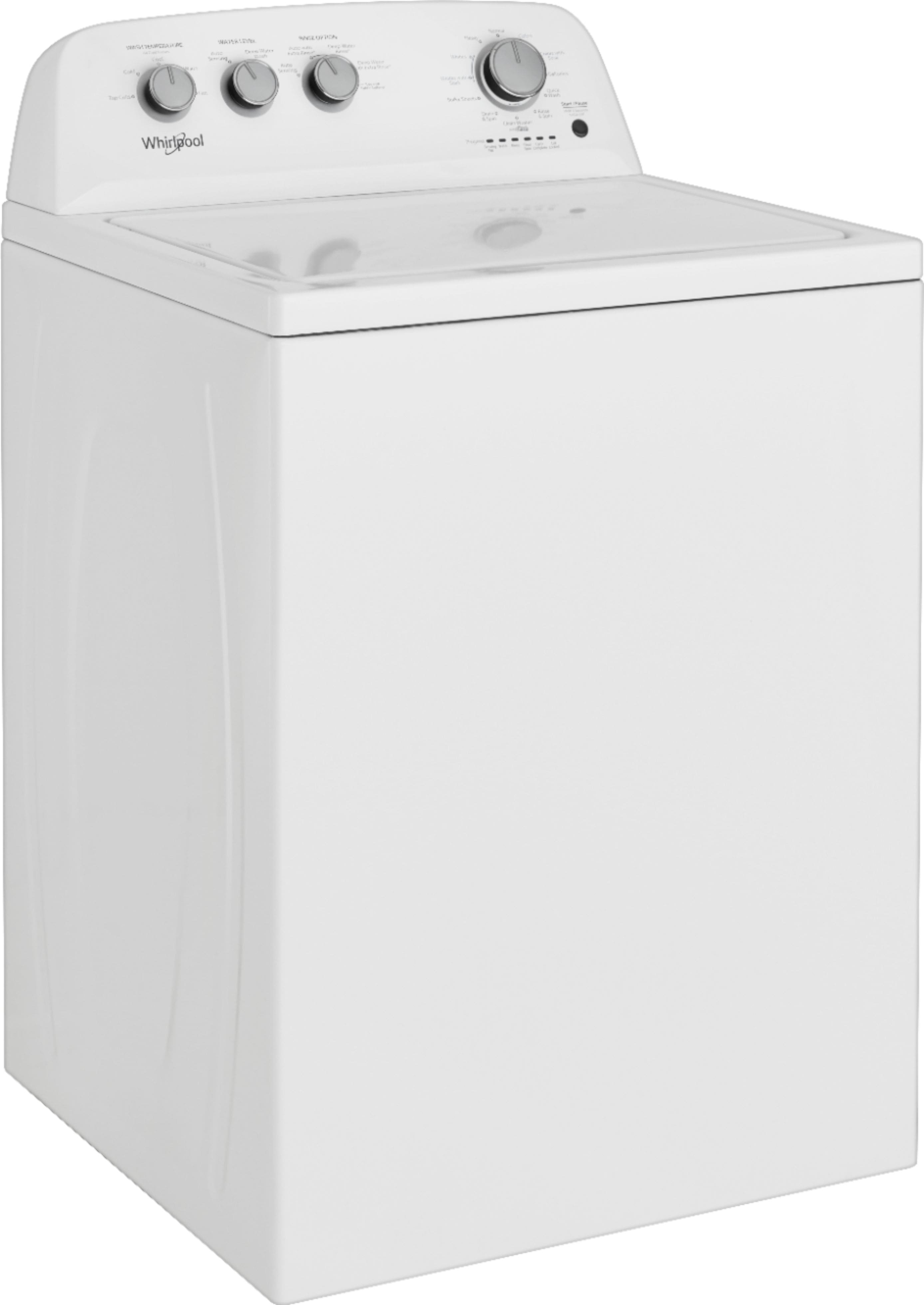 Angle. Whirlpool - 3.8 Cu. Ft. 12-Cycle Top-Loading Washer - White.