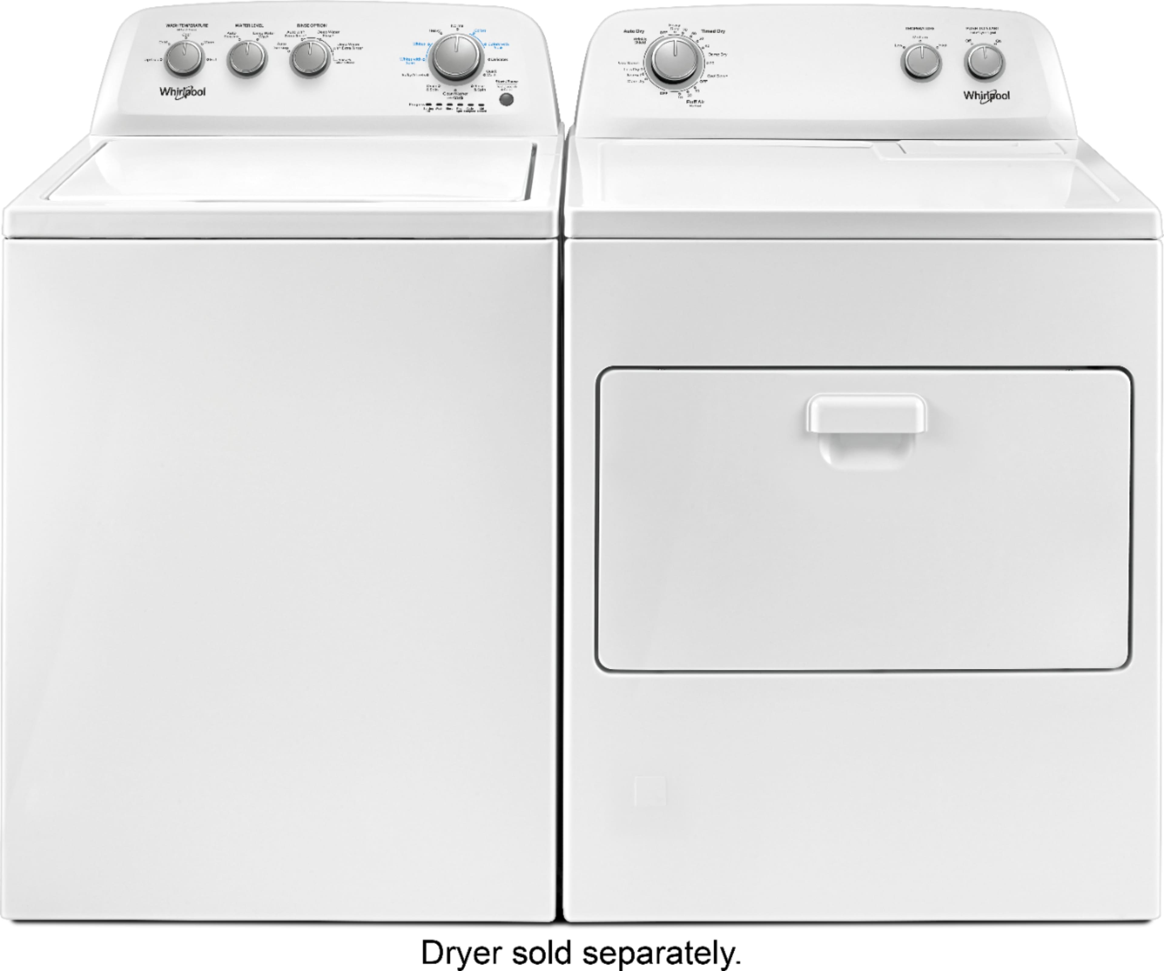 Alt View 11. Whirlpool - 3.8 Cu. Ft. 12-Cycle Top-Loading Washer - White.