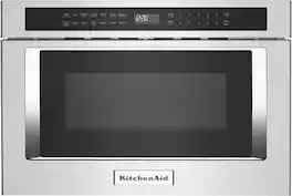 KitchenAid - 24" 1.2 Cu. Ft. Built-In Microwave Drawer - Stainless Steel