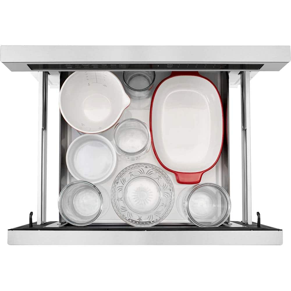 Alt View 13. KitchenAid - 24" 1.2 Cu. Ft. Built-In Microwave Drawer - Stainless Steel.