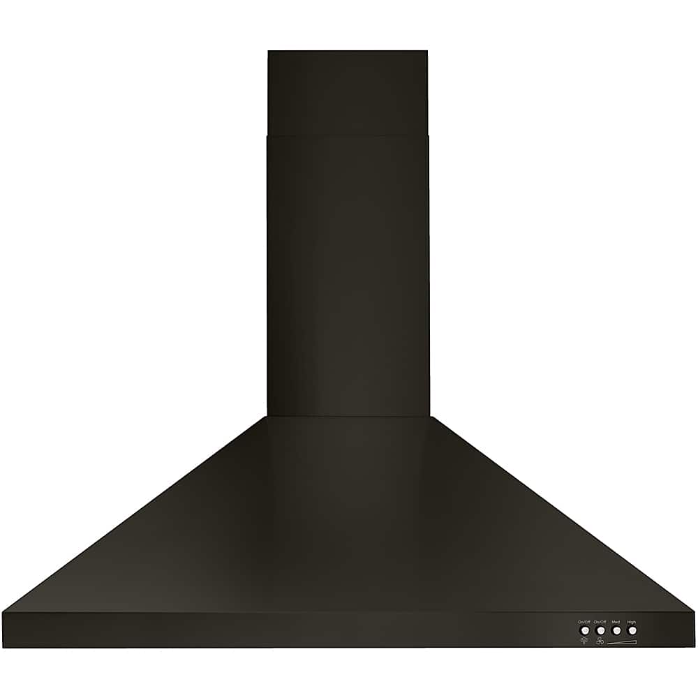 Whirlpool - 30 inches - Convertible - Wall Range Hood - Black Stainless Steel