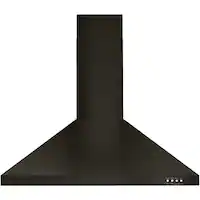 Whirlpool - 30 inches - Convertible - Wall Range Hood - Black Stainless Steel - Front_Zoom