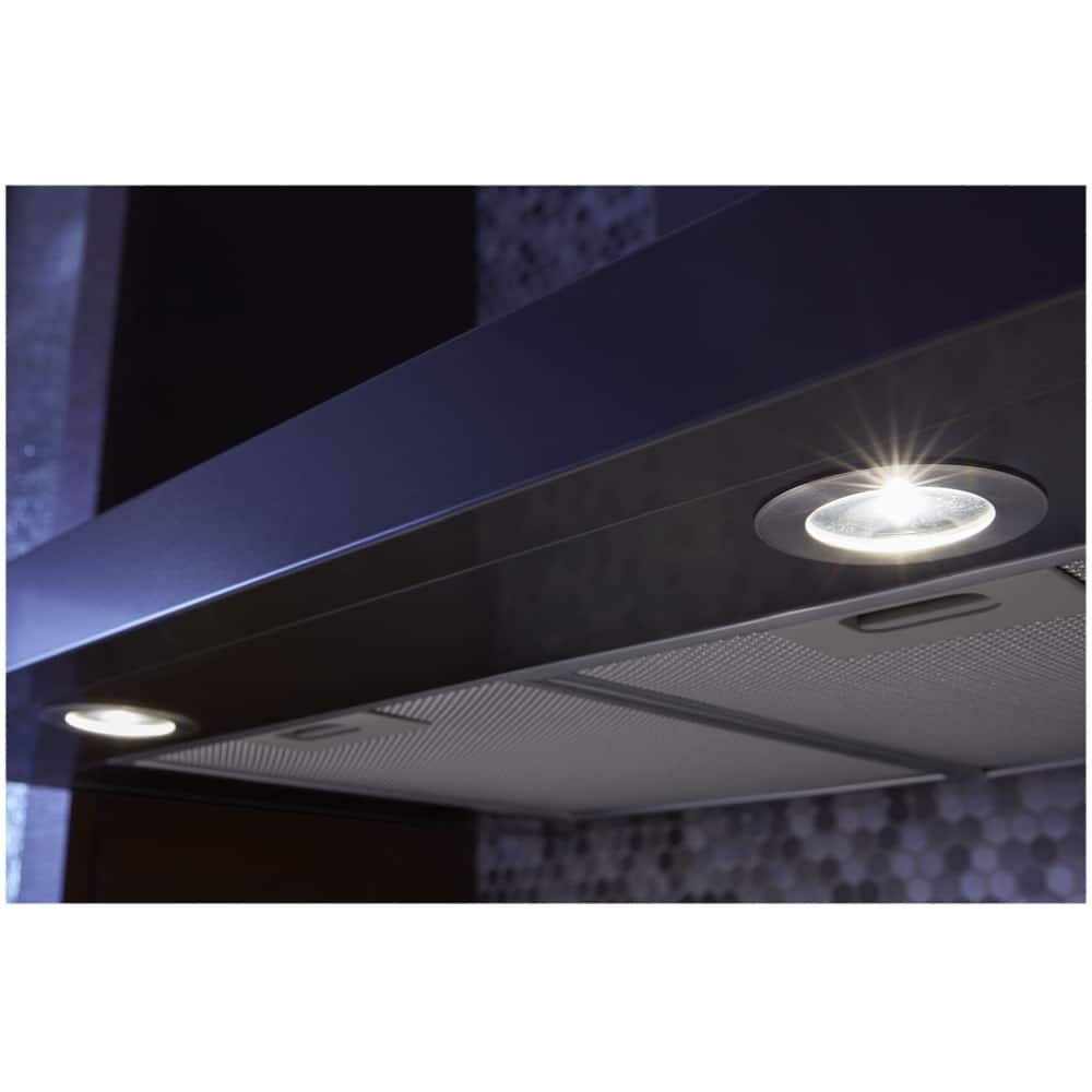 Alt View 16. Whirlpool - 30" Convertible Range Hood - Black stainless steel.